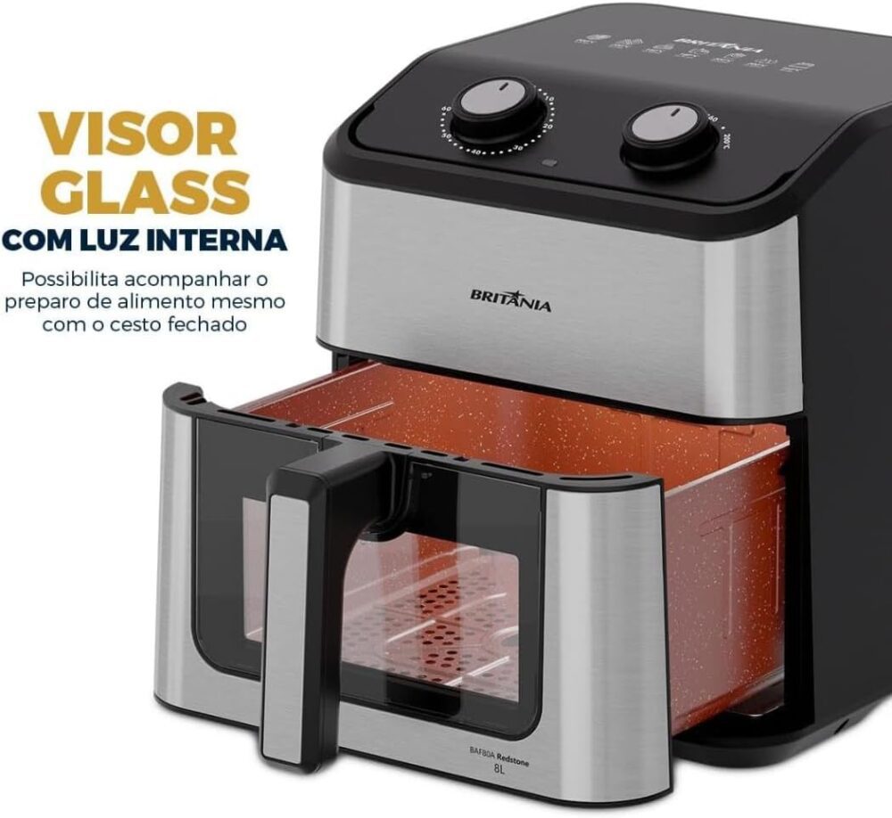 Air Fryer Grande 8 Litros Forno Antiaderente 127v Fritadeira... | É bom mesmo? Descubra antes de comprar - Image 4