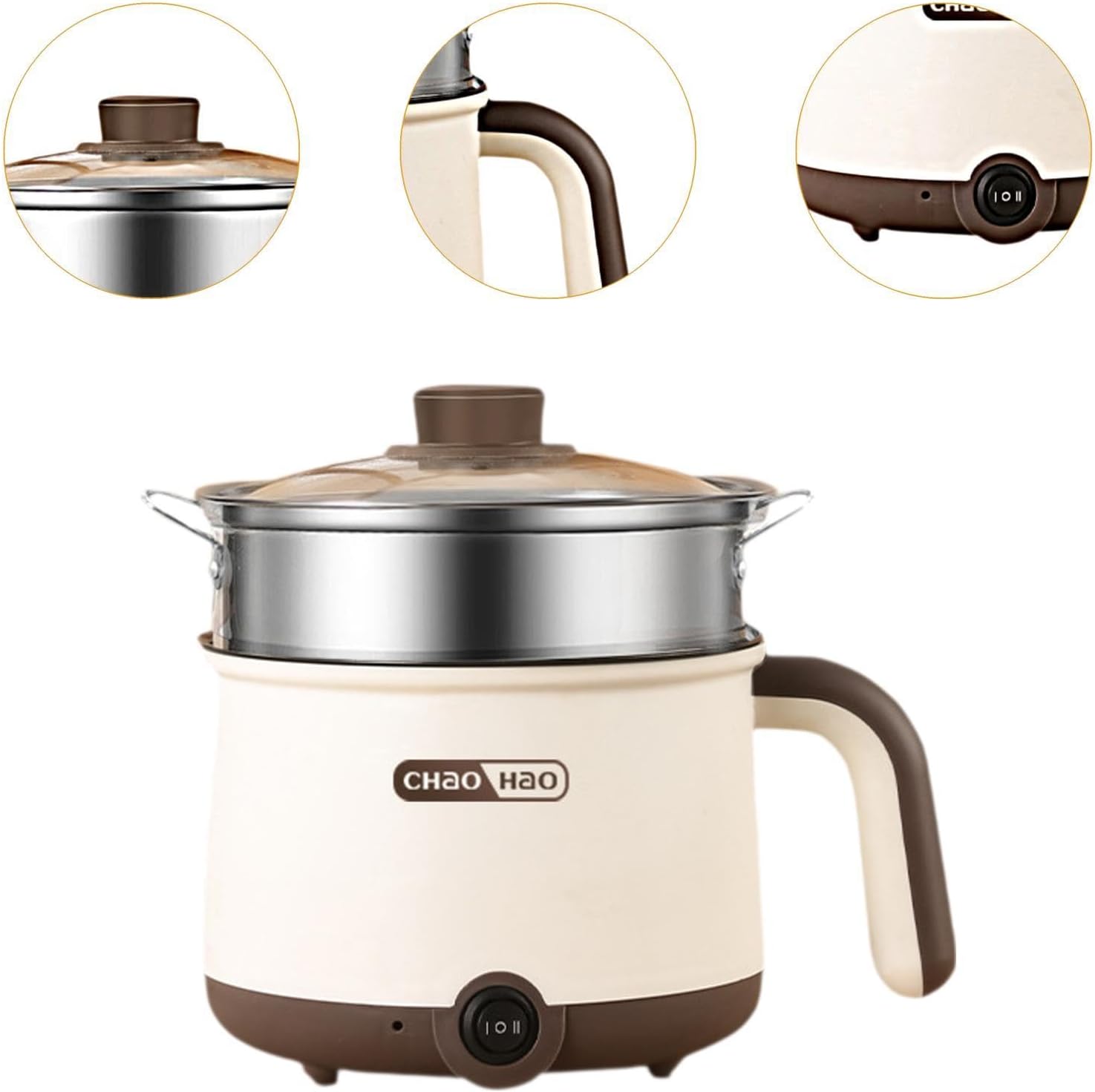 SiaBiced Panela elétrica quente, panela preguiçosa, mini de ... - Image 5