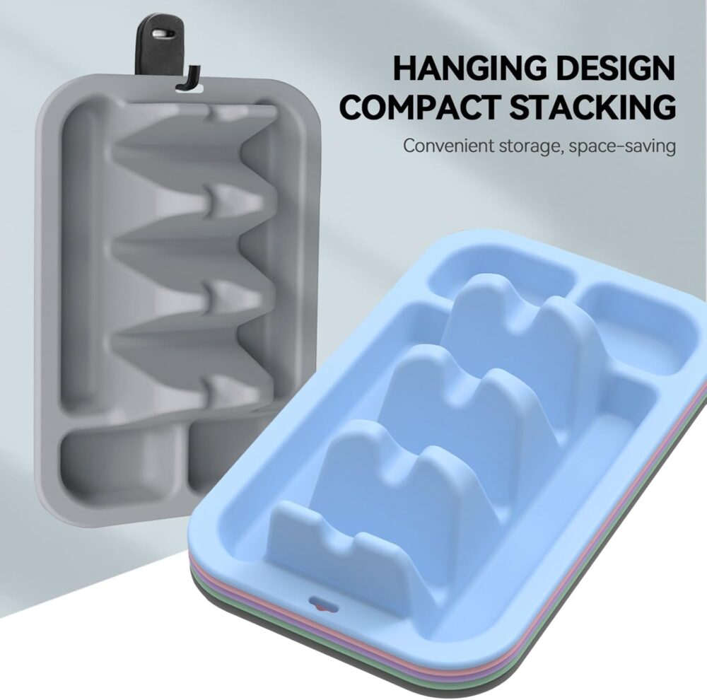 CAMENDE Suporte de taco de silicone reutilizável – conjunto ... - Image 7