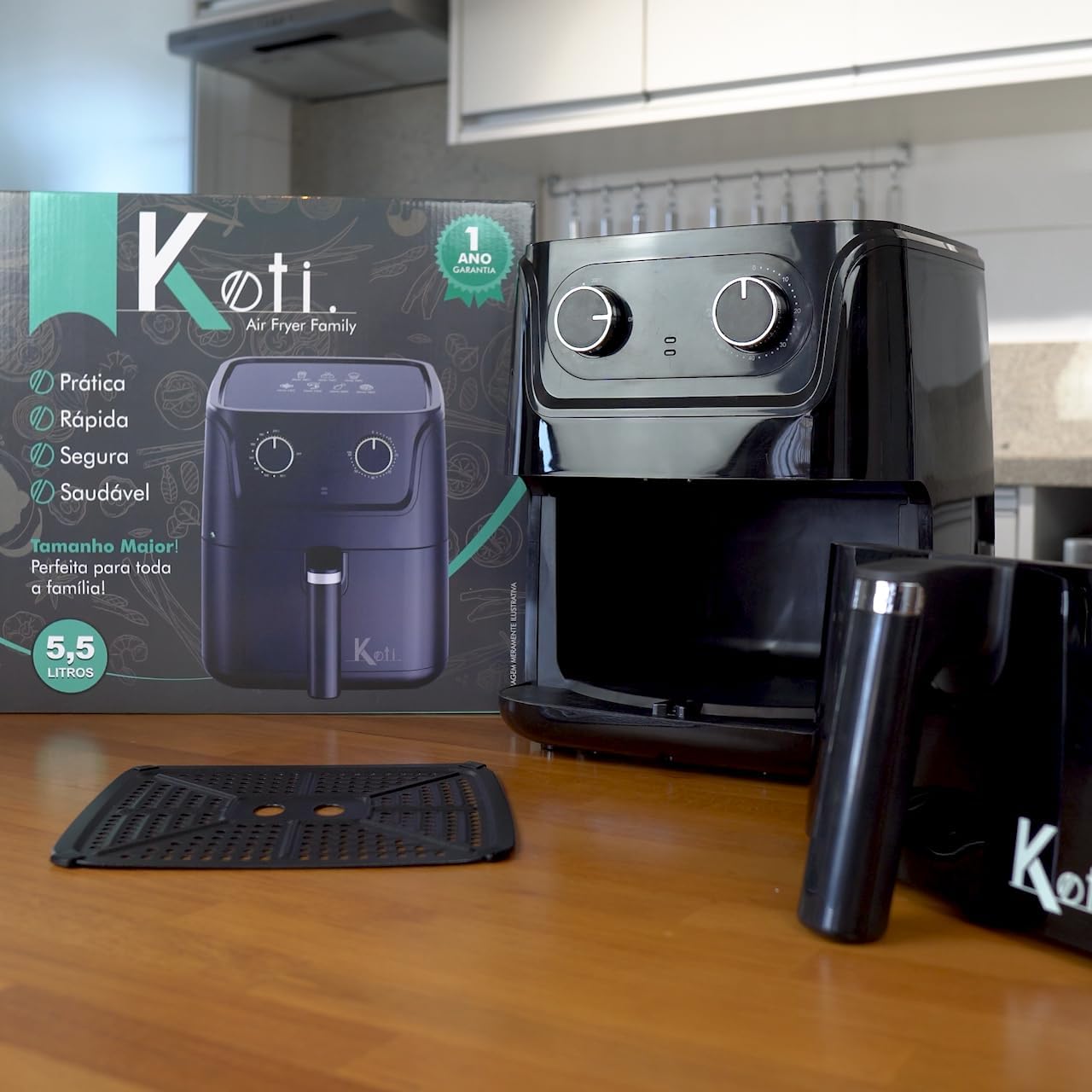 Fritadeira elétrica Air Fryer KOTI Family 5,5 (110V) | É bom mesmo? Descubra antes de comprar - Image 5