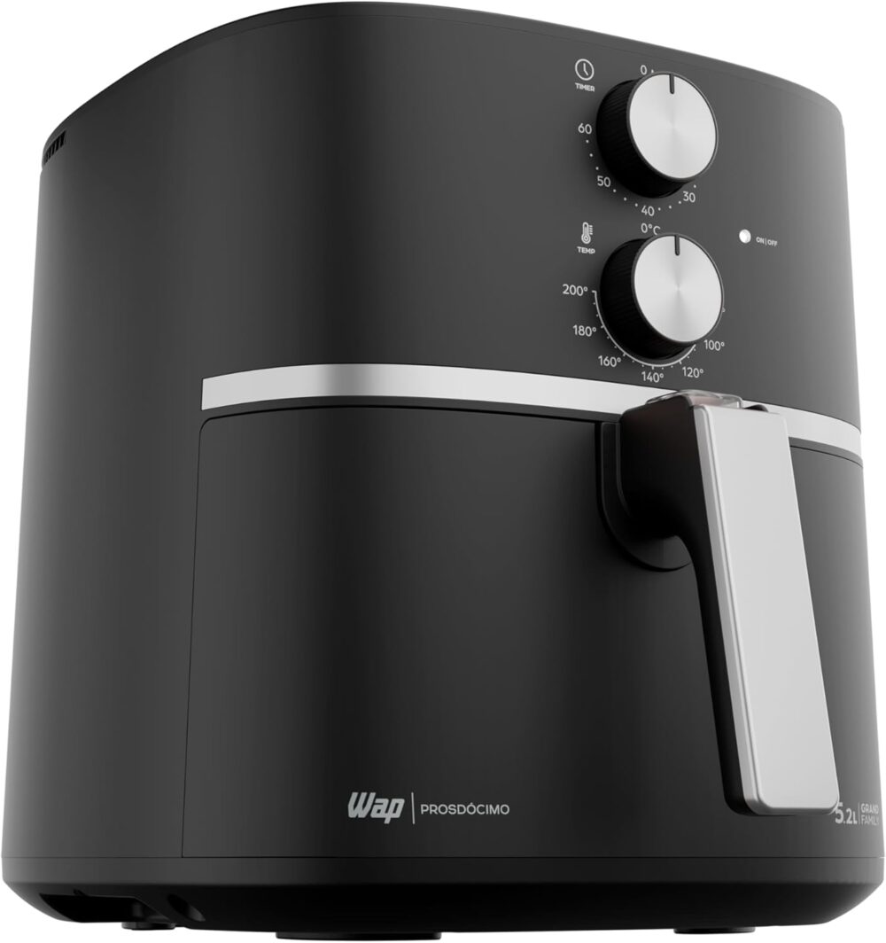 WAP Fritadeira Elétrica Air Fryer GRAND WAFG2S 5,2L Temperat... | É bom mesmo? Descubra antes de comprar - Image 3