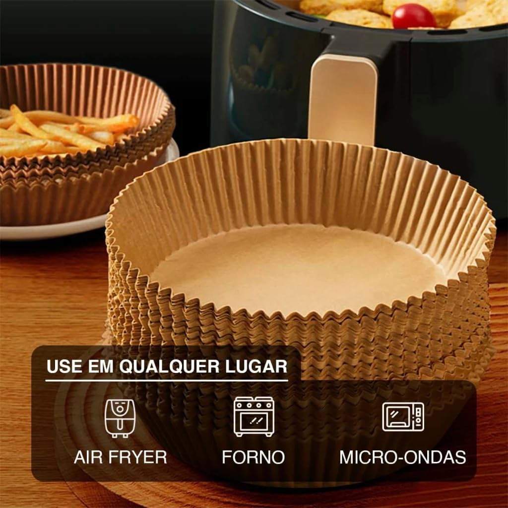 Forma Para Air Fryer 3L 4L 5L 6L Redonda Papel Descartável R... | É bom mesmo? Descubra antes de comprar