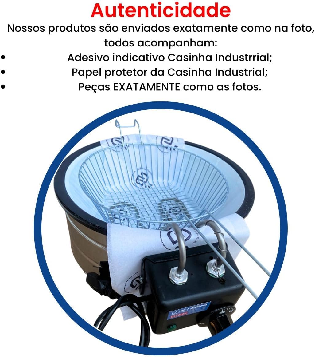 Fritadeira Elétrica Tacho Esmalte Redondo 3,5L (110) | É bom mesmo? Descubra antes de comprar - Image 9