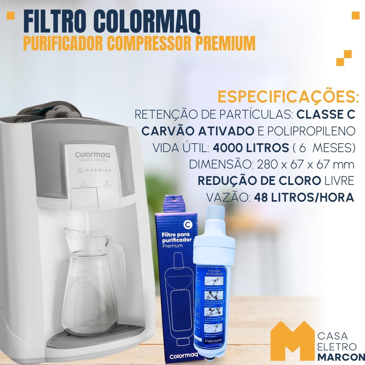 Refil Filtro Para Purificador de Água Colormaq Original | É bom mesmo? Descubra antes de comprar - Image 6