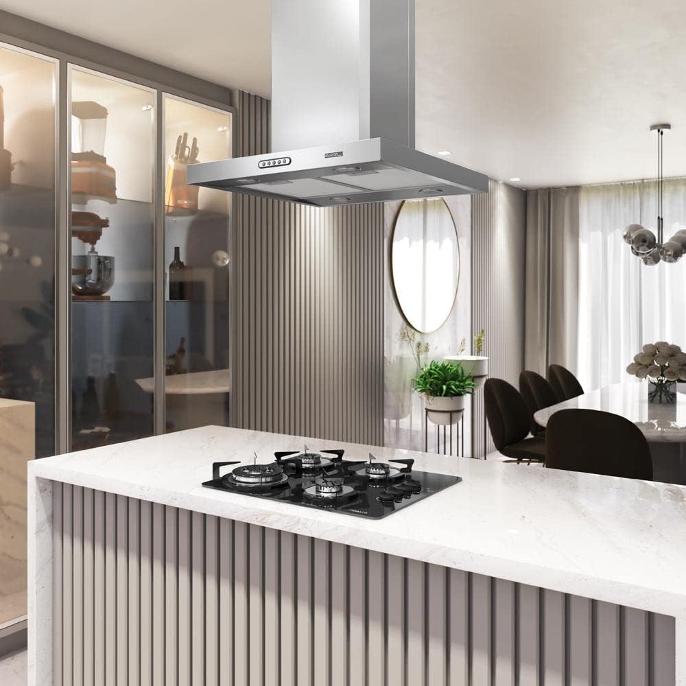 Coifa Ilha Nardelli Retangular 60cm Inox - Image 3