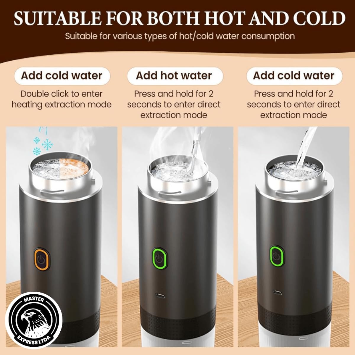 Máquina de Café Expresso Portátil 3 em 1, Preta - Image 8