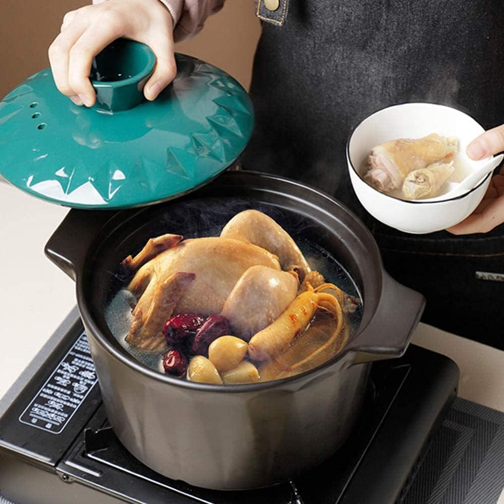 Panela de barro, caçarola de cerâmica, zuppa Casseruola Gas ... - Image 3