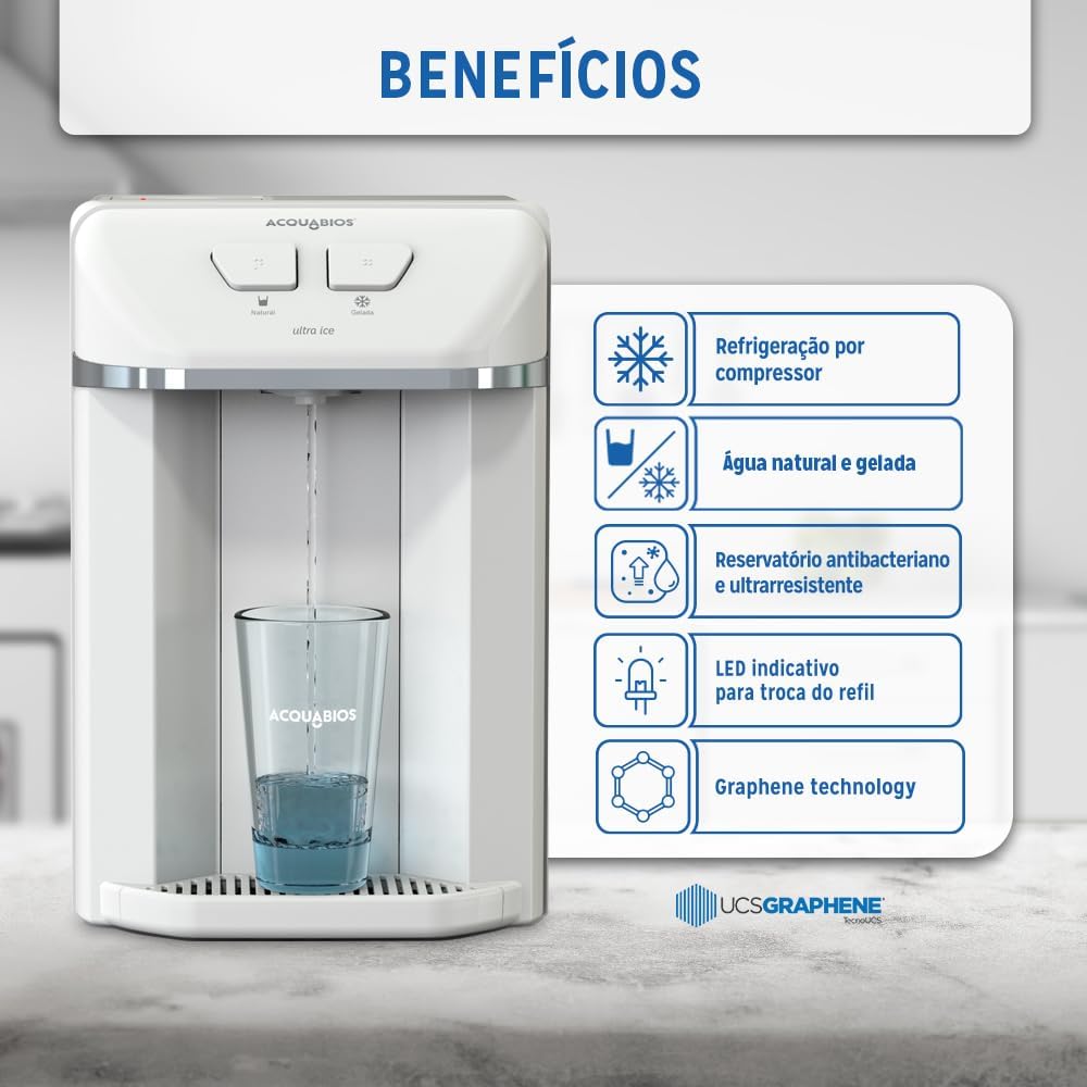 ACQUABIOS PURIFICADOR DE ÁGUA ULTRA ICE - COMPRESSOR 127V/ B... | É bom mesmo? Descubra antes de comprar - Image 6