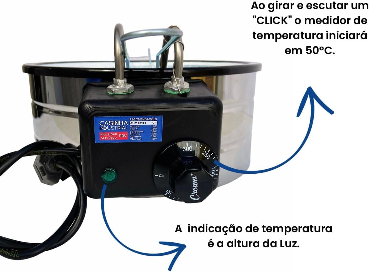 Fritadeira Elétrica Tacho Esmalte Redondo 3,5L (110) | É bom mesmo? Descubra antes de comprar - Image 4