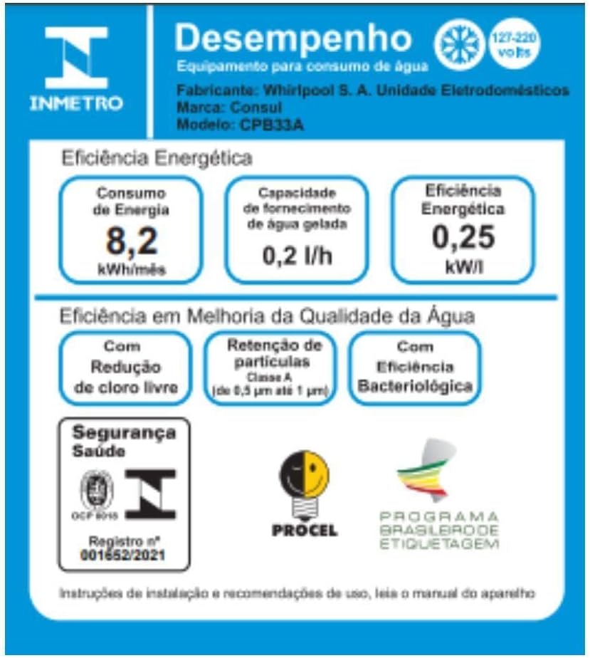 Purificador de Água Consul Refrigerado Touch Erva Doce Bivol... | É bom mesmo? Descubra antes de comprar - Image 4