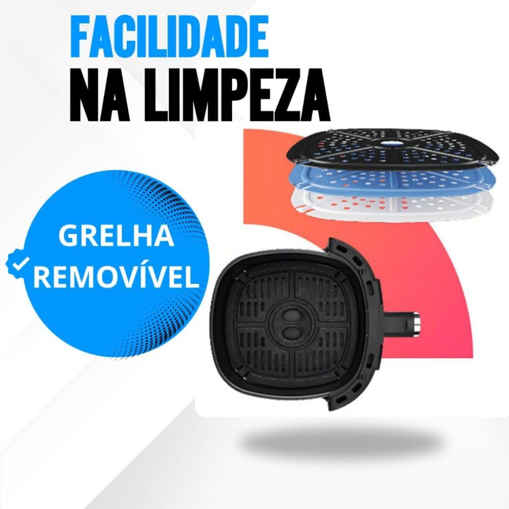 Fritadeira Eletrica Air Fryer 3.5 Litros 1400w 3.5 Litros 12... | É bom mesmo? Descubra antes de comprar - Image 5