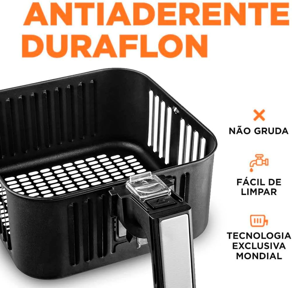 Fritadeira Elétrica Sem Óleo Air Fryer Mondial 5L Grand Fami... | É bom mesmo? Descubra antes de comprar - Image 6