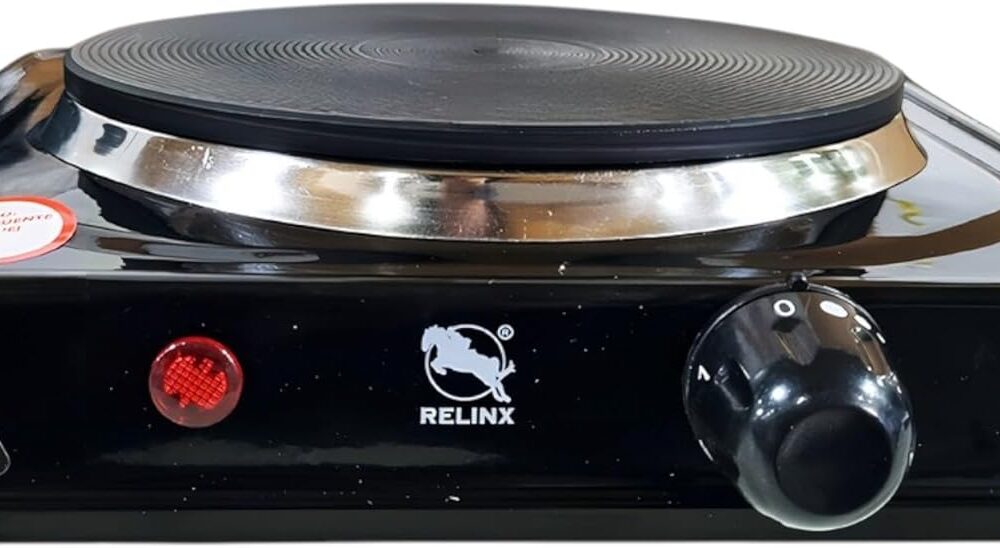 Fogareiro Elétrico Cooktop 5 Temperaturas 1 Boca Fogão Cor P...