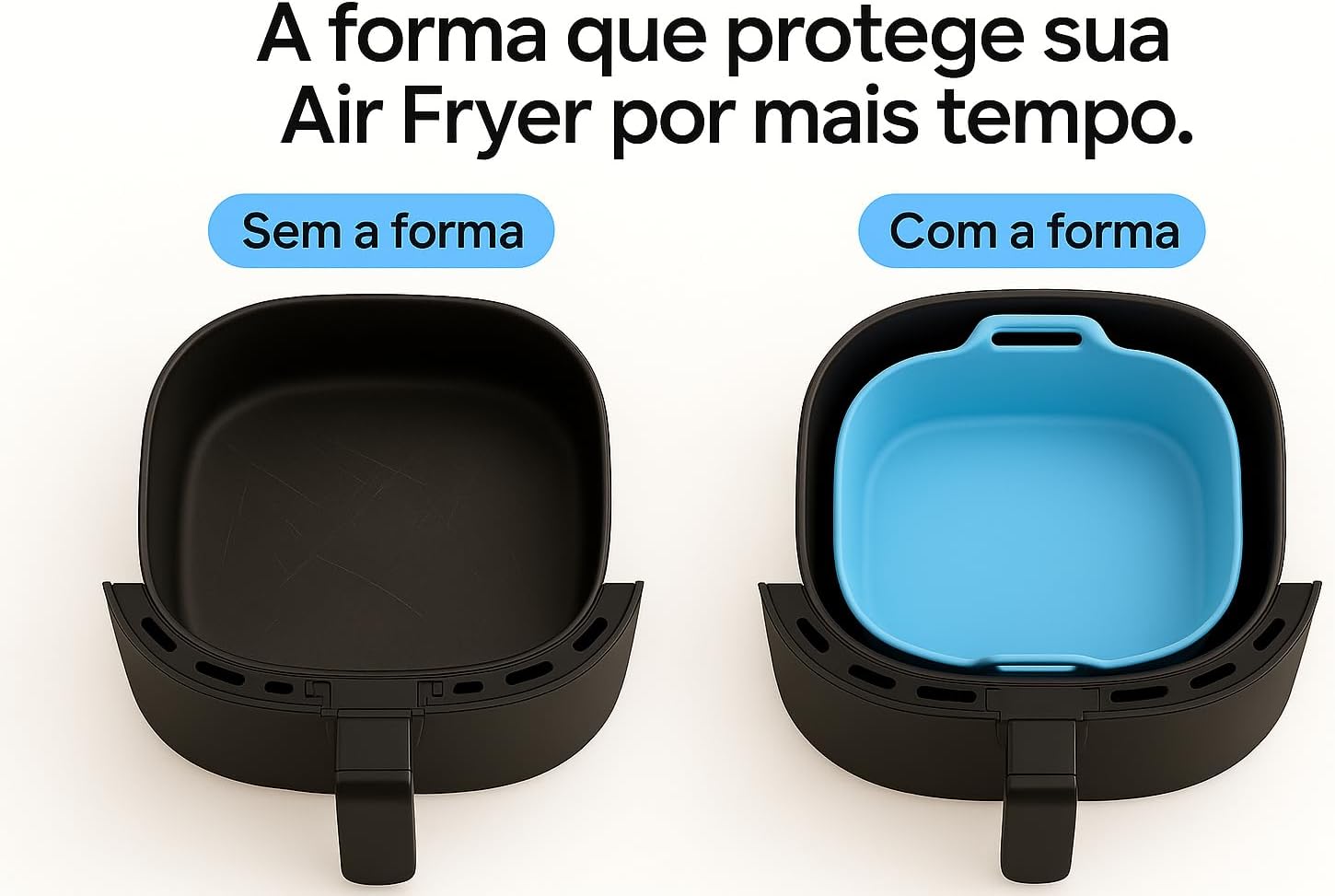 Forma de Silicone Quadrada Premium para Air Fryer 3 a 5 Litr... | É bom mesmo? Descubra antes de comprar - Image 4