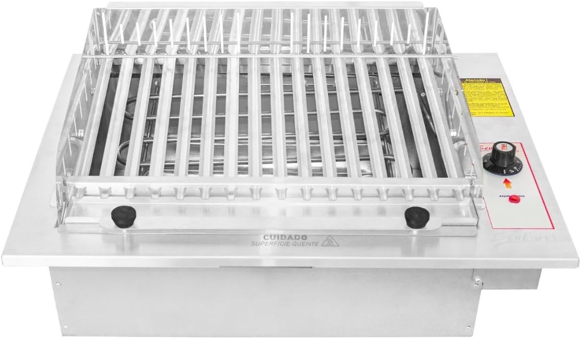 Churrasqueira Elétrica de Embutir com Grelha Argetina, Sem f... - Image 2