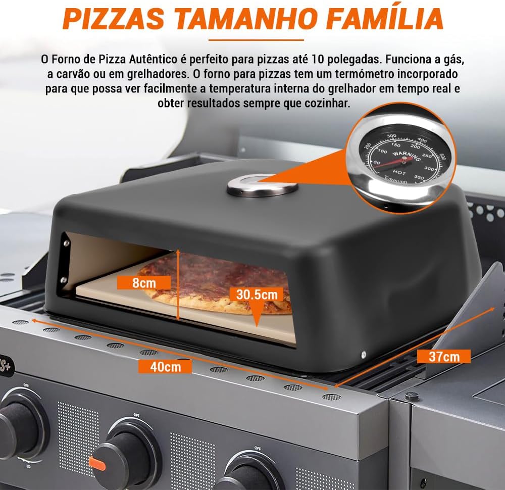 Forno de Pizza de 40 * 37 cm, Forno Pizza, Pedra para Pizza ... - Image 2