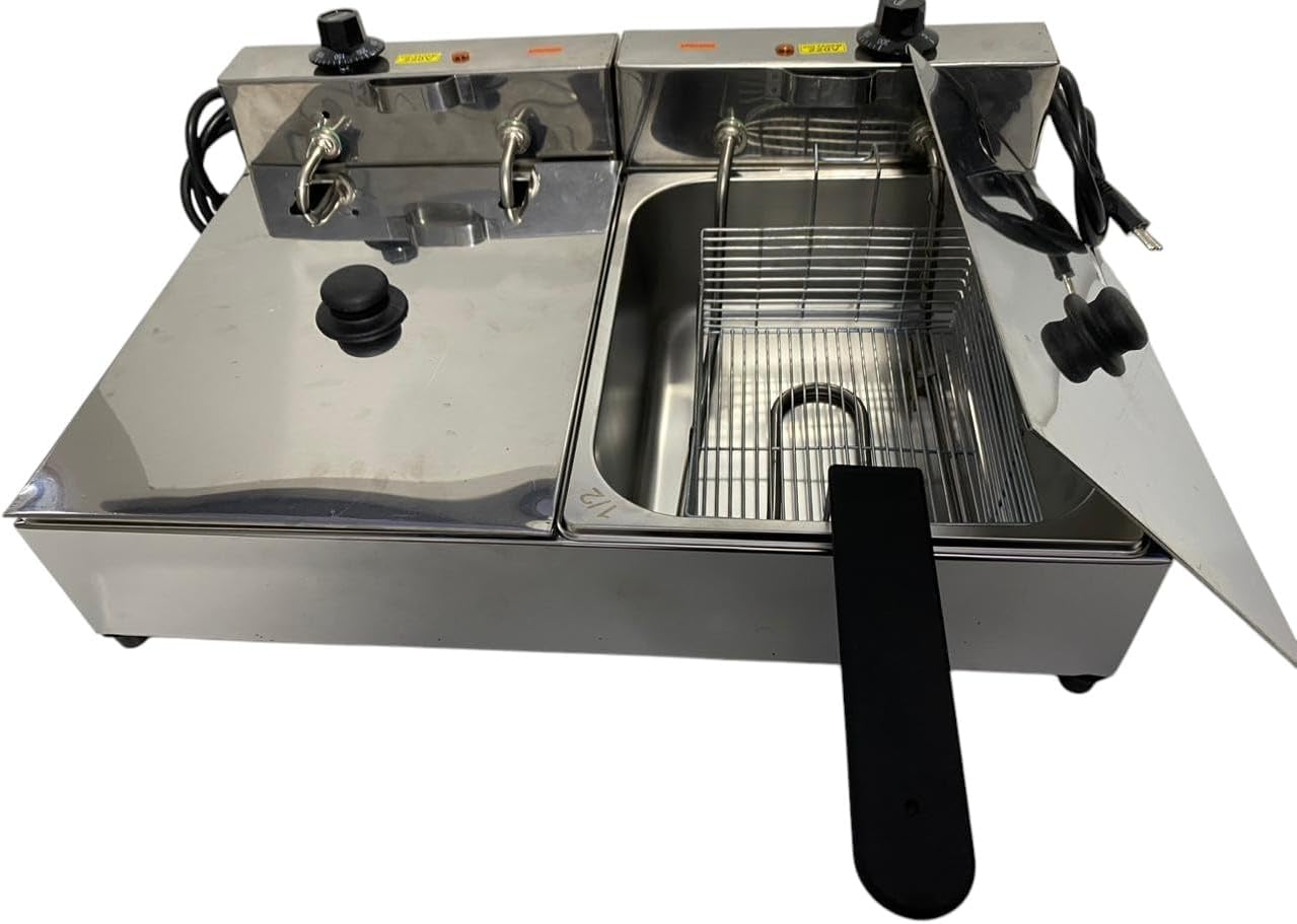 Fritadeira Elétrica Industrial 2 Cubas 10 L c/Cesto Fechado ... | É bom mesmo? Descubra antes de comprar
