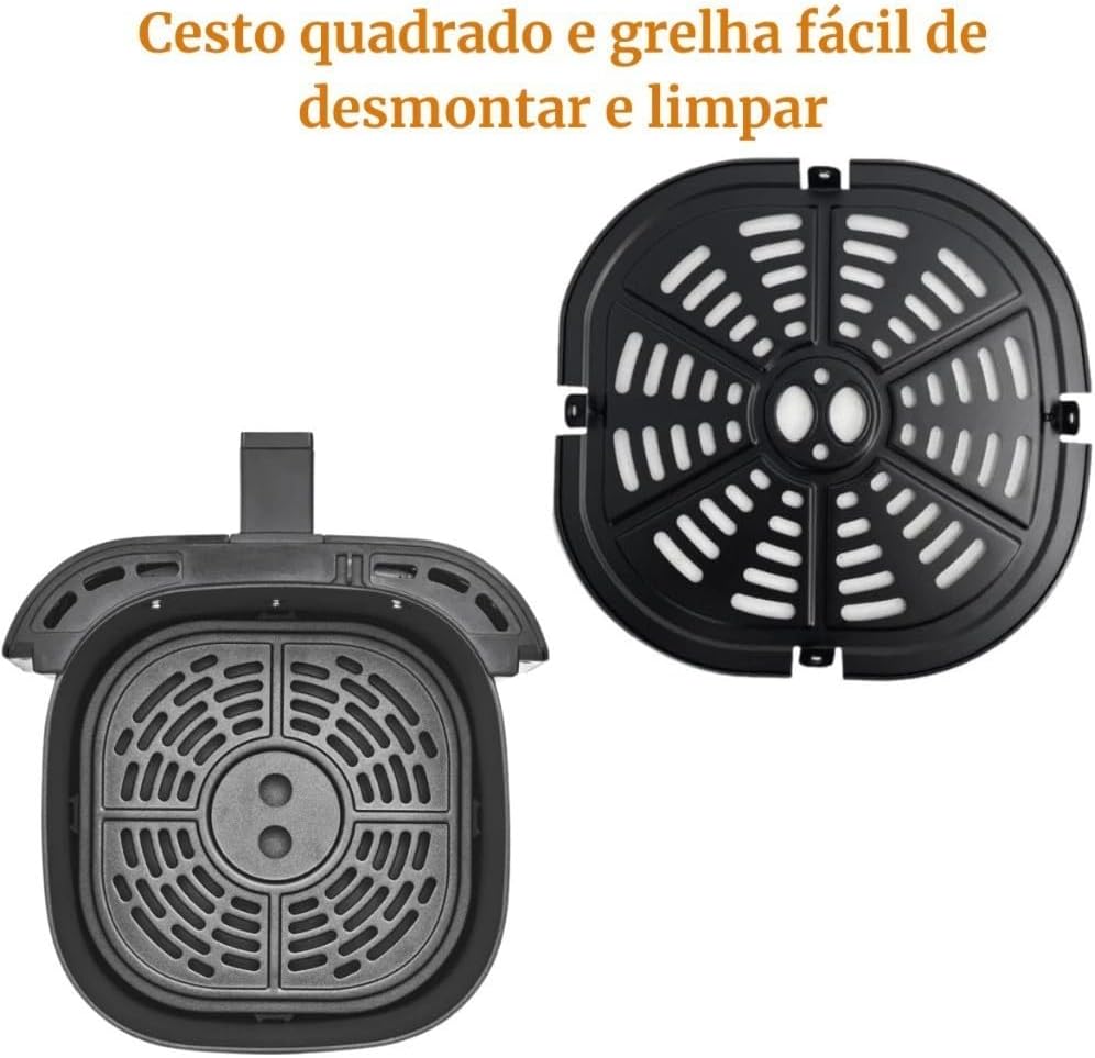 Fritadeira Elétrica Air Fryer Preto 127V 3,4 Litros, Control... | É bom mesmo? Descubra antes de comprar - Image 4