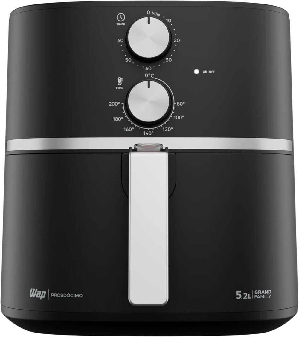 WAP Fritadeira Elétrica Air Fryer GRAND WAFG2S 5,2L Temperat... | É bom mesmo? Descubra antes de comprar - Image 2