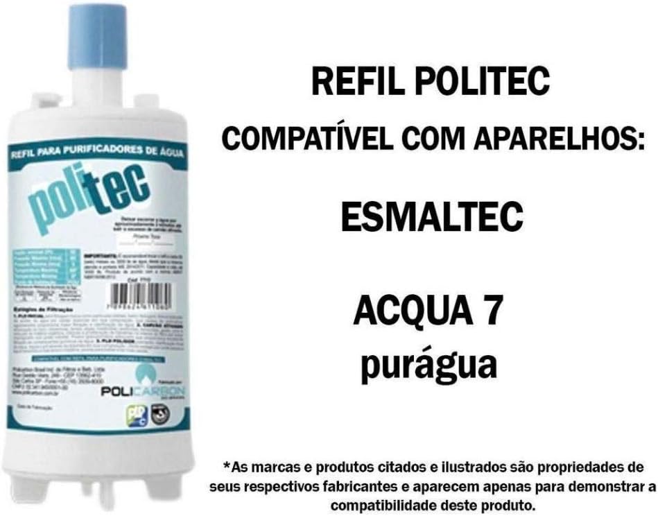 Filtro Refil Policarbon Politec Purificador Esmaltec Acqua7 | É bom mesmo? Descubra antes de comprar - Image 2