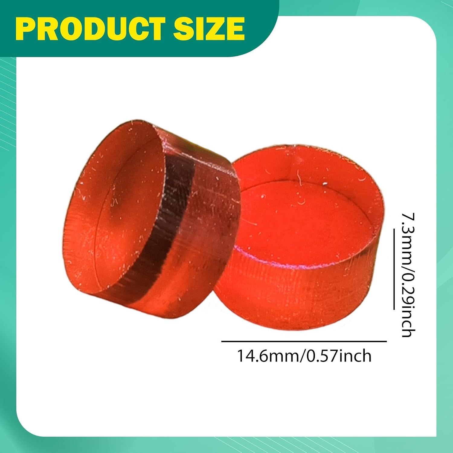 Dynwave Ponta de taco de bilhar Break Jump Clear Cue Tip 2Pc... - Image 3