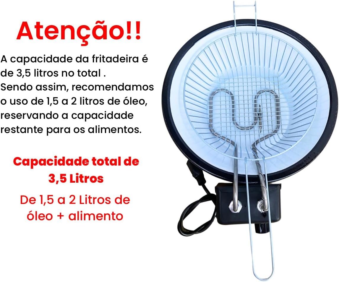 Fritadeira Elétrica Tacho Esmalte Redondo 3,5L (110) | É bom mesmo? Descubra antes de comprar - Image 8