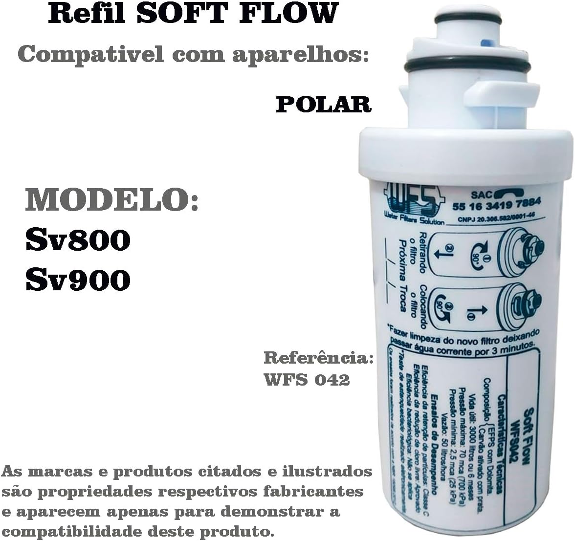 Filtro WFS Compatível Purificador De Água Polar Sv8000 Sv900... | É bom mesmo? Descubra antes de comprar - Image 5