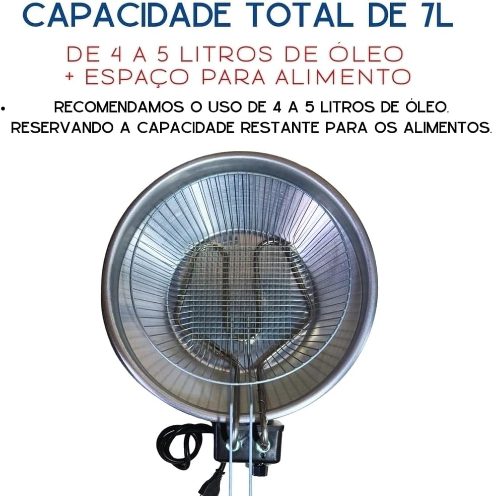 Kit Fritadeira Elétrica Industrial Tacho Redondo Esmaltado 1... | É bom mesmo? Descubra antes de comprar - Image 6