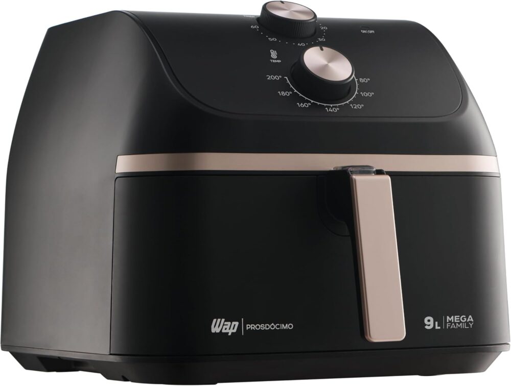 WAP Fritadeira Air Fryer MEGA FAMILY 9 Litros com Cesto Ampl... | É bom mesmo? Descubra antes de comprar