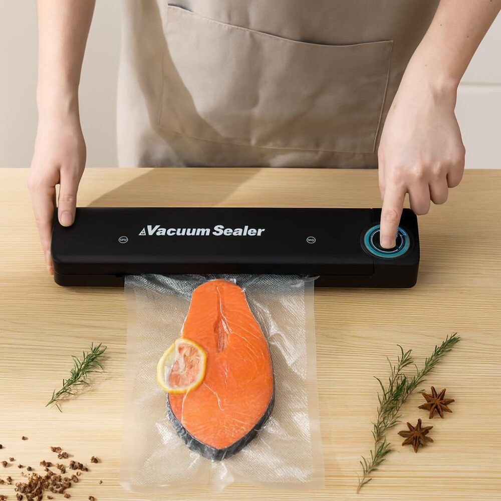 Máquina Seladora Automática Vácuo Portátil Alimentos Domesti... - Image 6