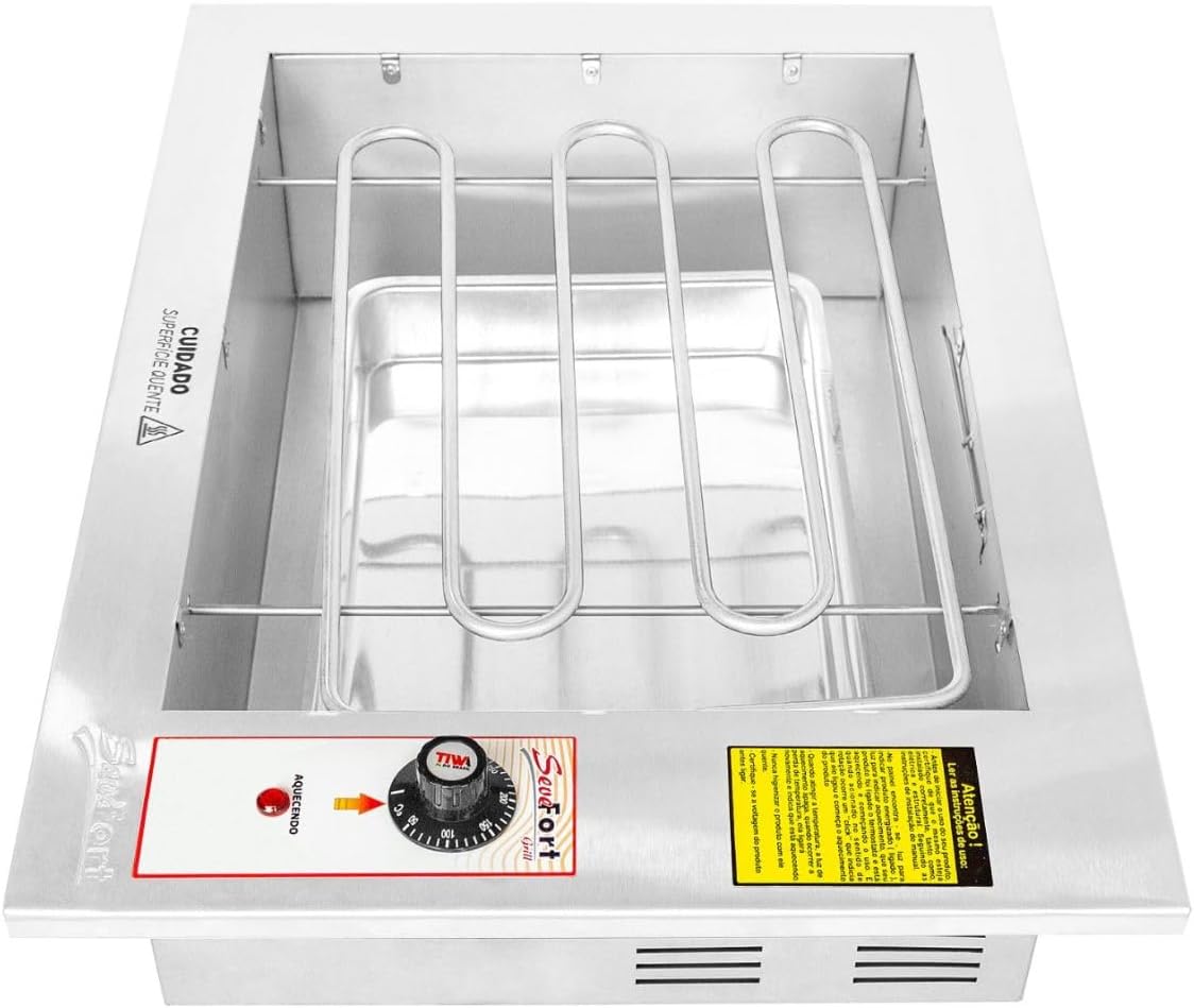 Churrasqueira Elétrica de Embutir com Grelha Argetina, Sem f... - Image 6