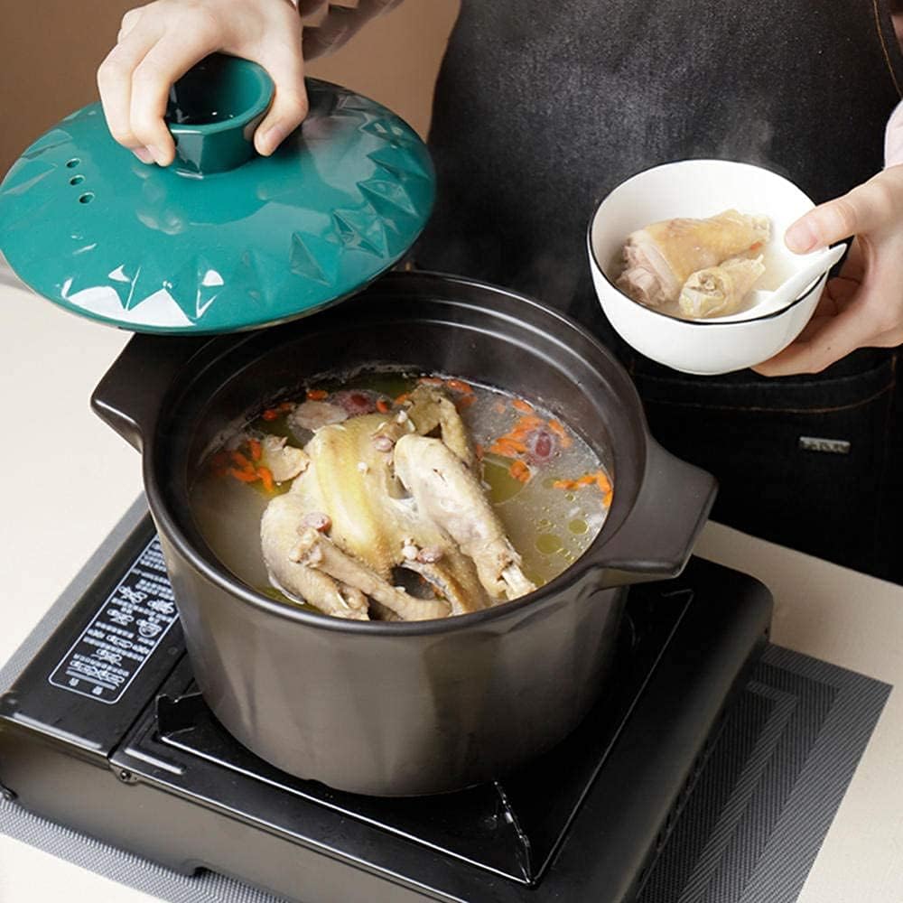Panela de barro, caçarola de cerâmica, zuppa Casseruola Gas ... - Image 2