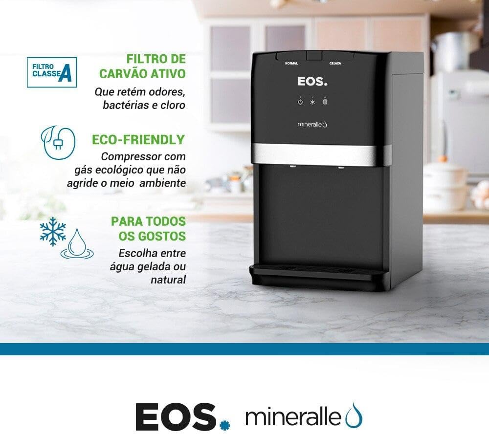 Purificador de Água Eos Mineralle com Compressor Preto Epc02... | É bom mesmo? Descubra antes de comprar - Image 5