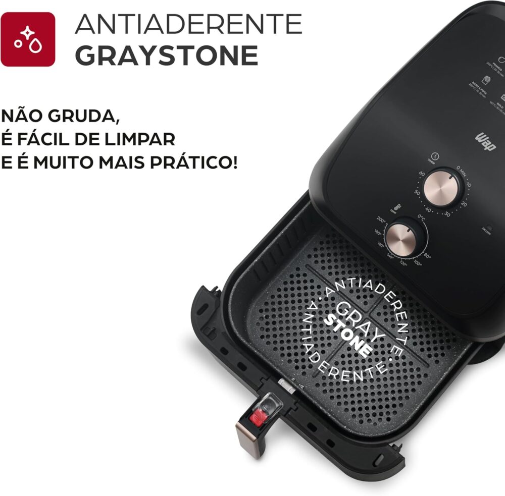 WAP Fritadeira Air Fryer MEGA FAMILY 9 Litros com Cesto Ampl... | É bom mesmo? Descubra antes de comprar - Image 4
