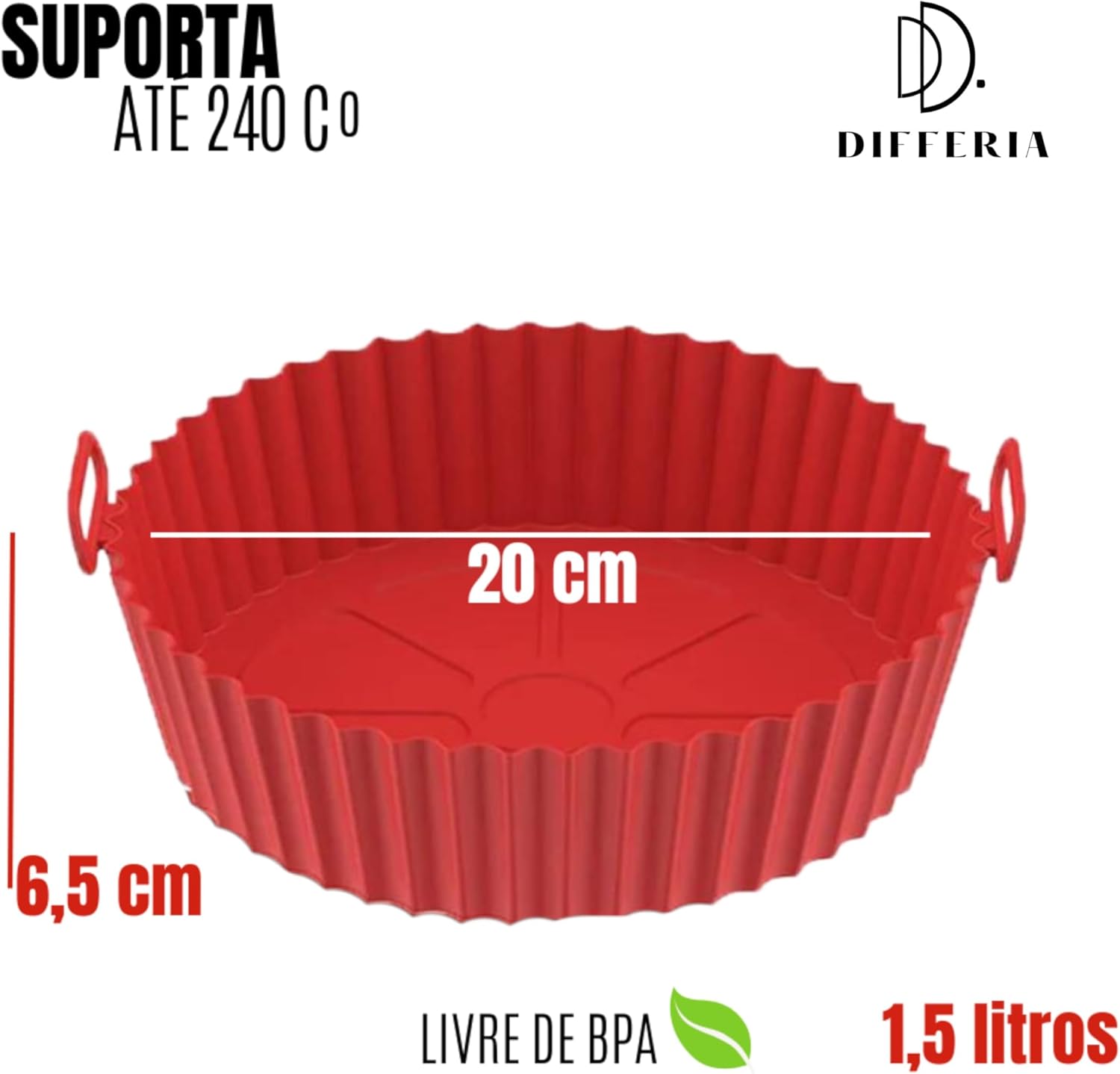 Kit 3 formas de silicone para air fryer Airfryer cesta formi... | É bom mesmo? Descubra antes de comprar - Image 2