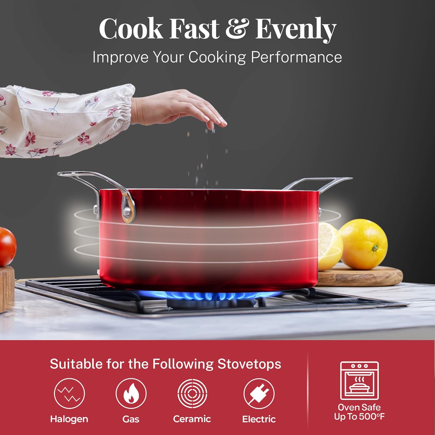 Conjunto de panelas de aço gótico 20 peças, Conjunto de uten... - Image 4