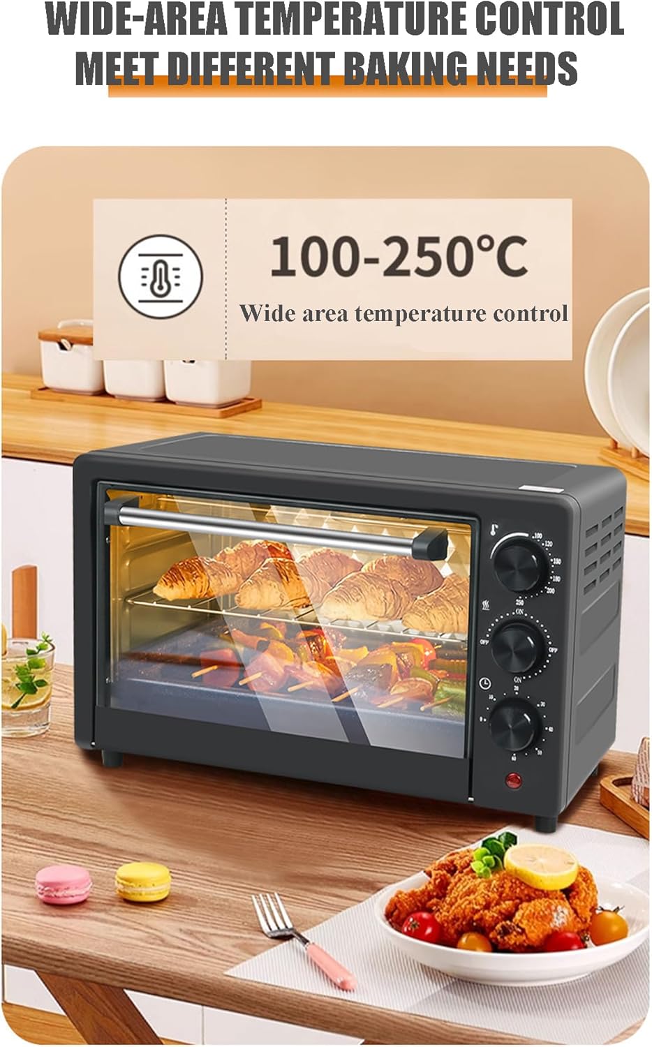 Forno de Pão Multifuncional para Bife 1500w, Forno Elétrico ... - Image 2