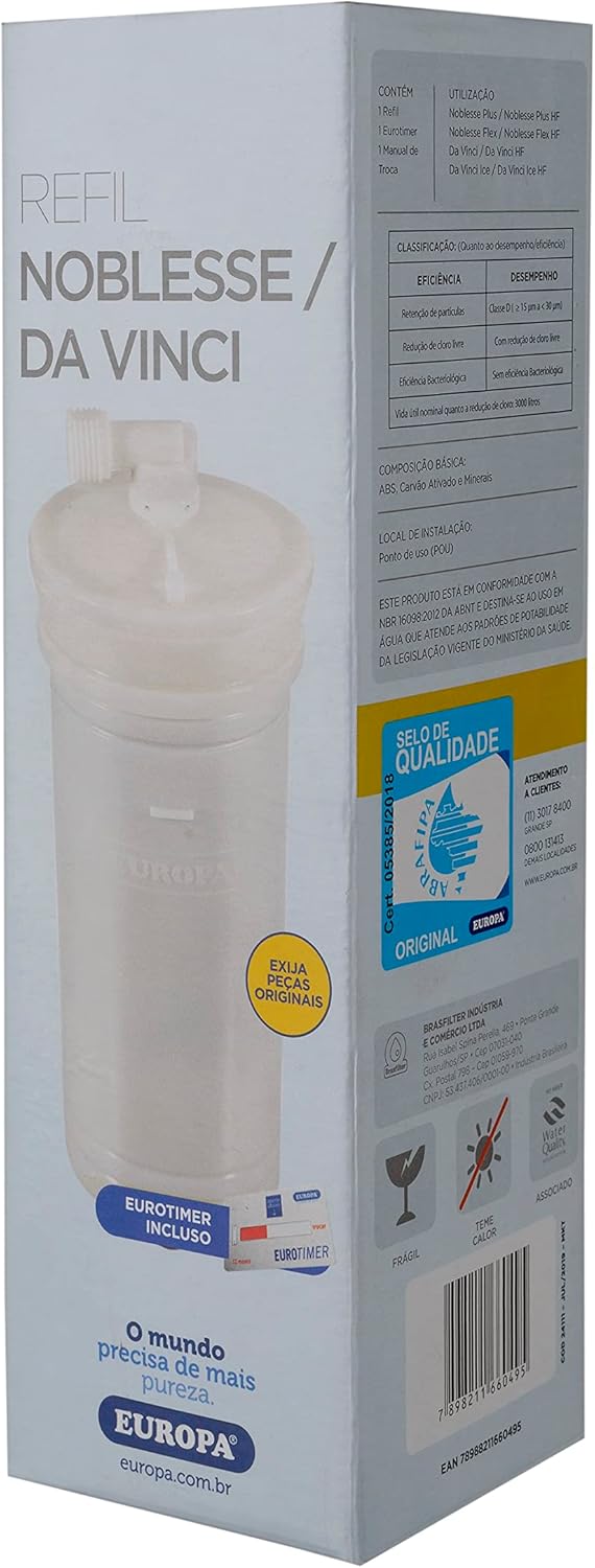 Refil Para Purificador de Água Europa Noblesse/Da Vinci | É bom mesmo? Descubra antes de comprar - Image 2