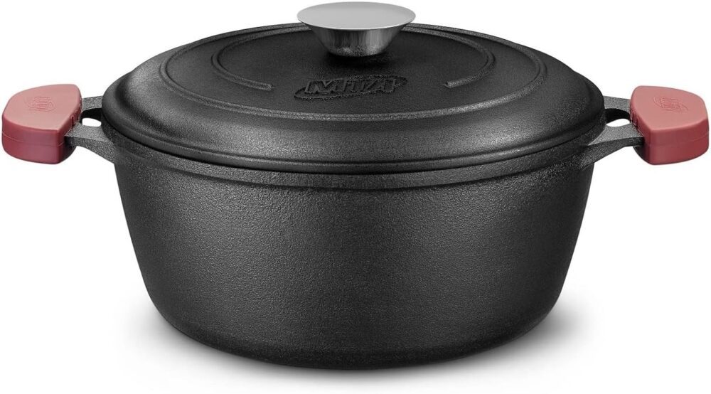 MTA - Caçarola com Tampa de Ferro Forno Fogão N°18 de 1,6 Li...