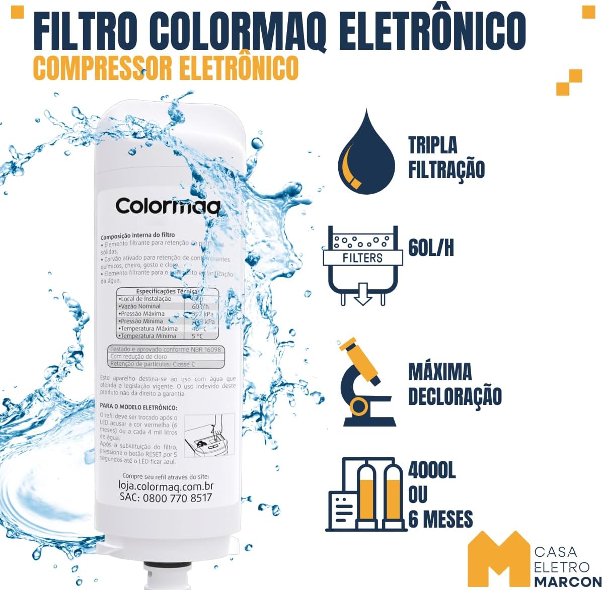 KIT 1 UN FILTRO PURIFICADOR ACQUA ELETRO | É bom mesmo? Descubra antes de comprar - Image 3