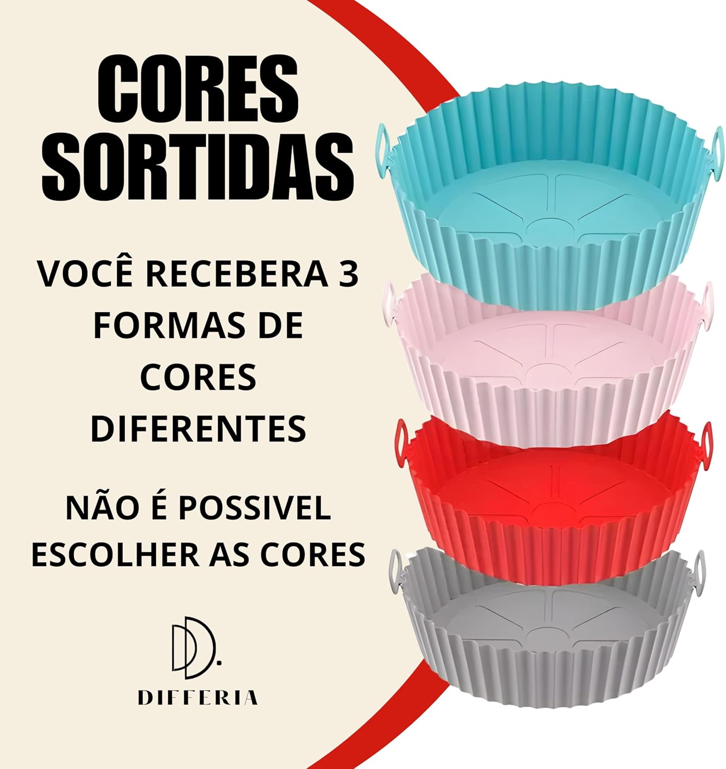 Kit 3 formas de silicone para air fryer Airfryer cesta formi... | É bom mesmo? Descubra antes de comprar - Image 5