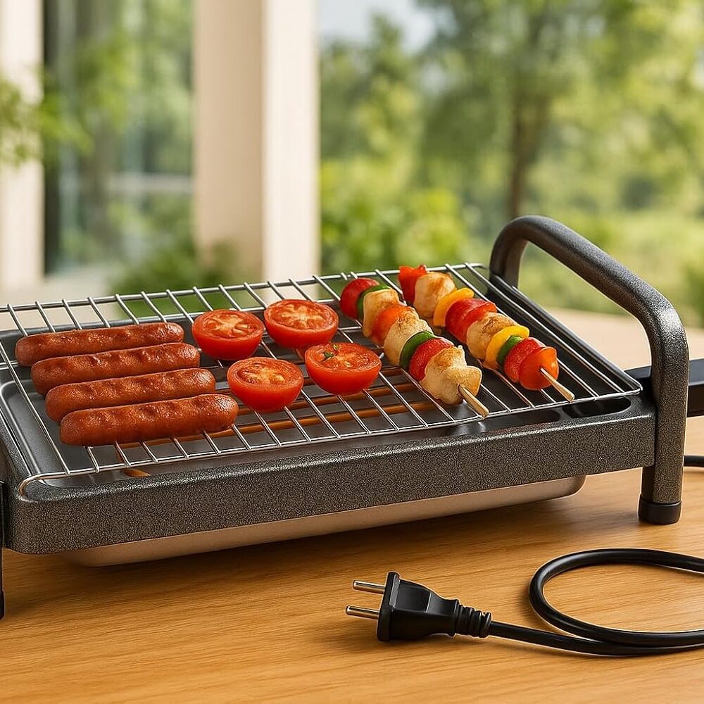 Churrasqueira Elétrica de Mesa 110 V Gourmet Grill Portátil ...