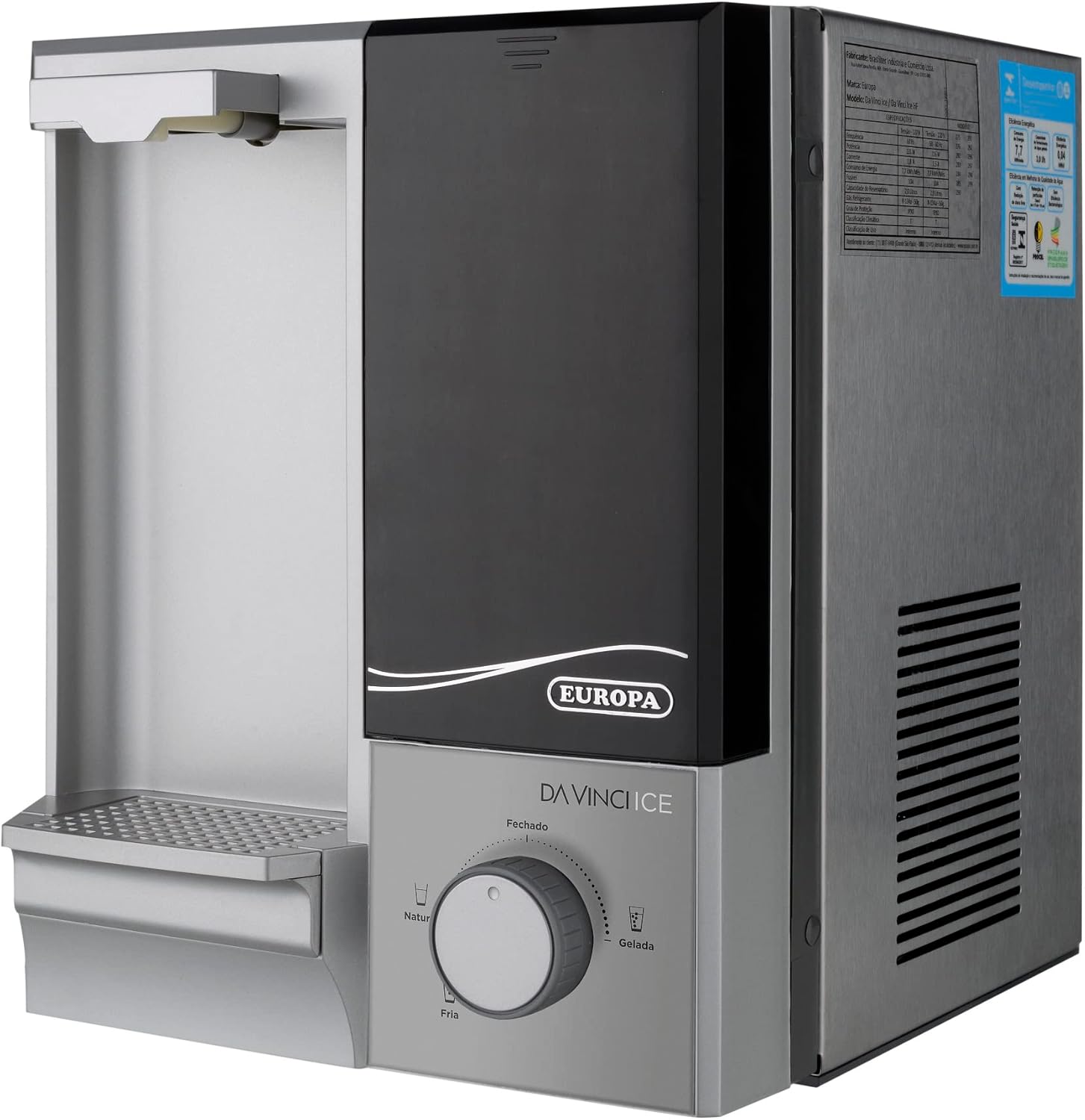 Purificador de Água Refrigerado Europa Da Vinci Ice Inox 220... | É bom mesmo? Descubra antes de comprar - Image 3