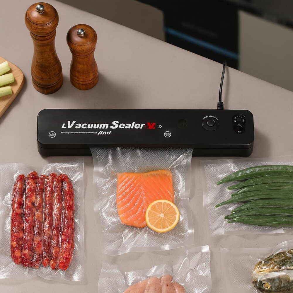 Máquina Seladora Automática Vácuo Portátil Alimentos Domesti... - Image 2
