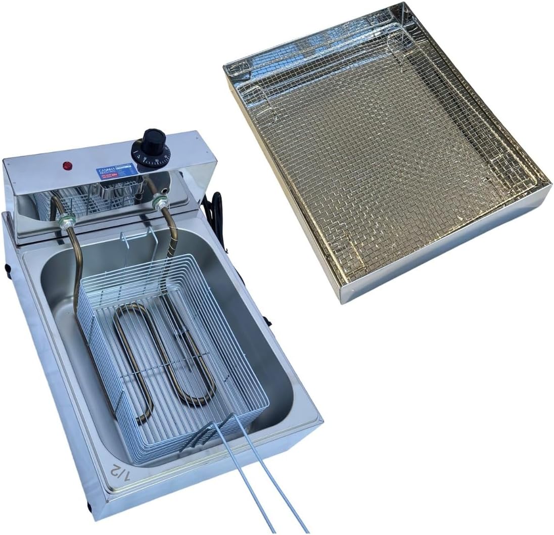 Fritadeira Industrial Elétrica Cuba 5l Com Escorredor M(110) | É bom mesmo? Descubra antes de comprar