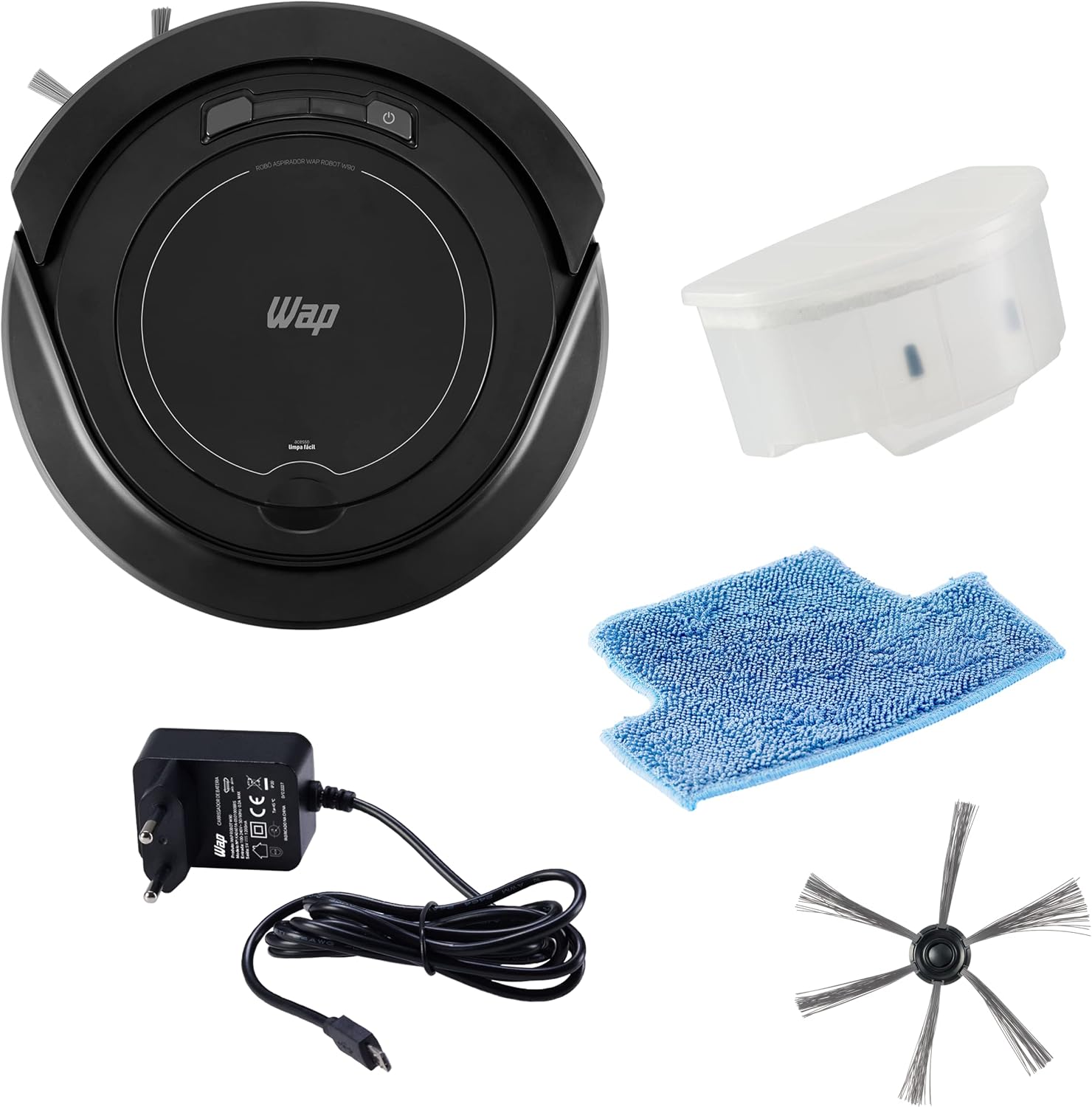 WAP Aspirador de Pó Robô ROBOT W90 3 em 1, Automático, 250ml... | É bom mesmo? Descubra antes de comprar - Image 10
