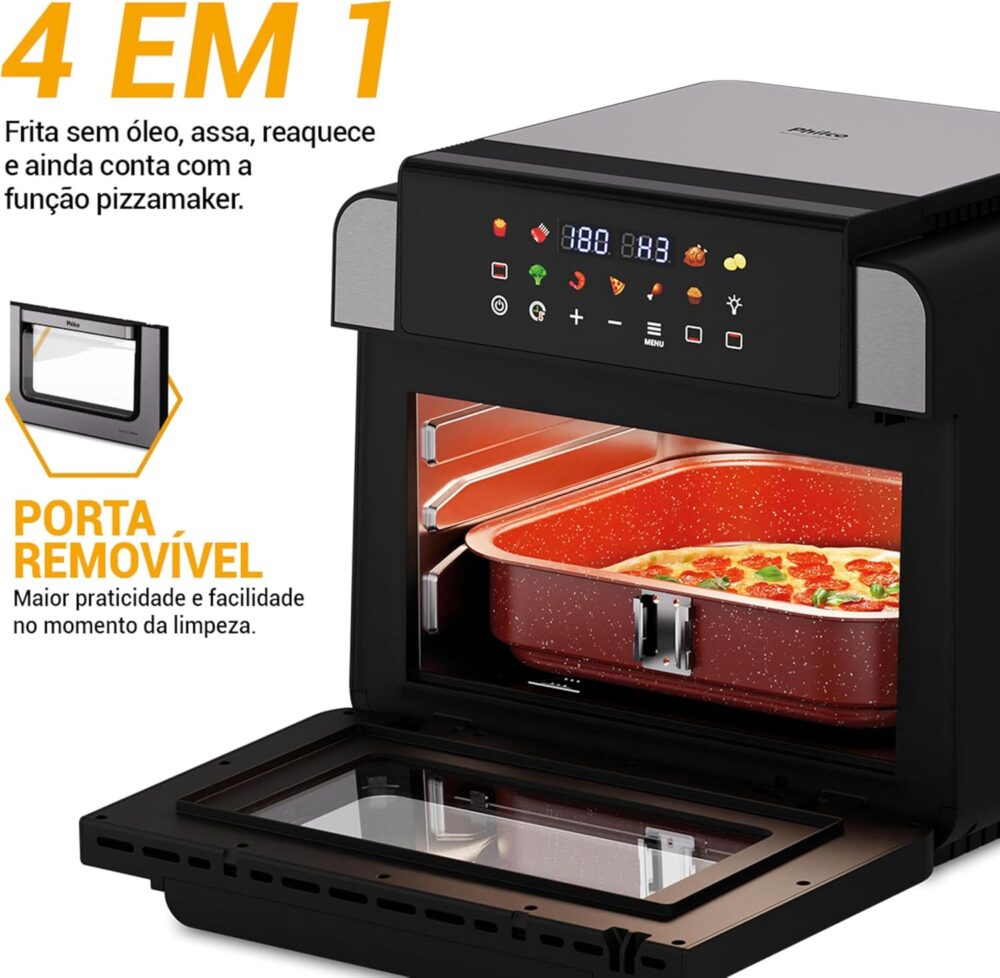 Air Fryer Oven Philco 15L Dupla Resistência 1800W PAF15B 127... | É bom mesmo? Descubra antes de comprar - Image 4