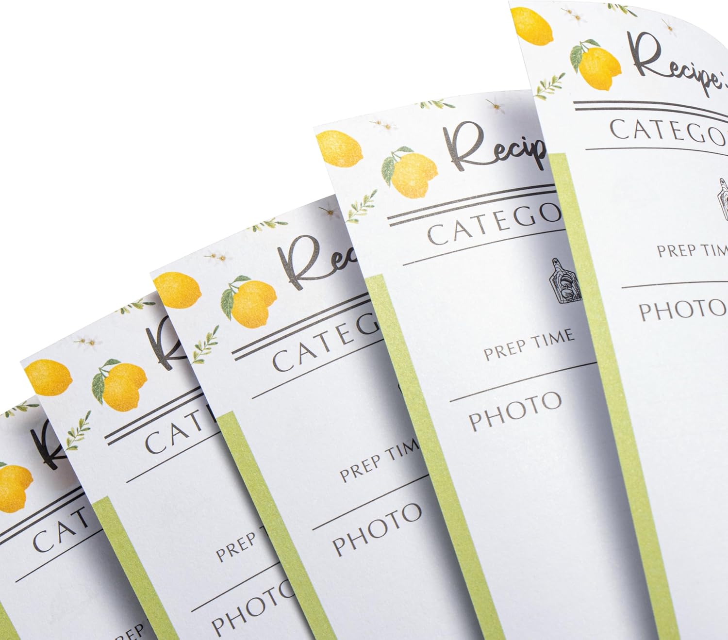 OUTSHINE Fichário de receitas de capa dura de 6 x 9 limões, ... - Image 4