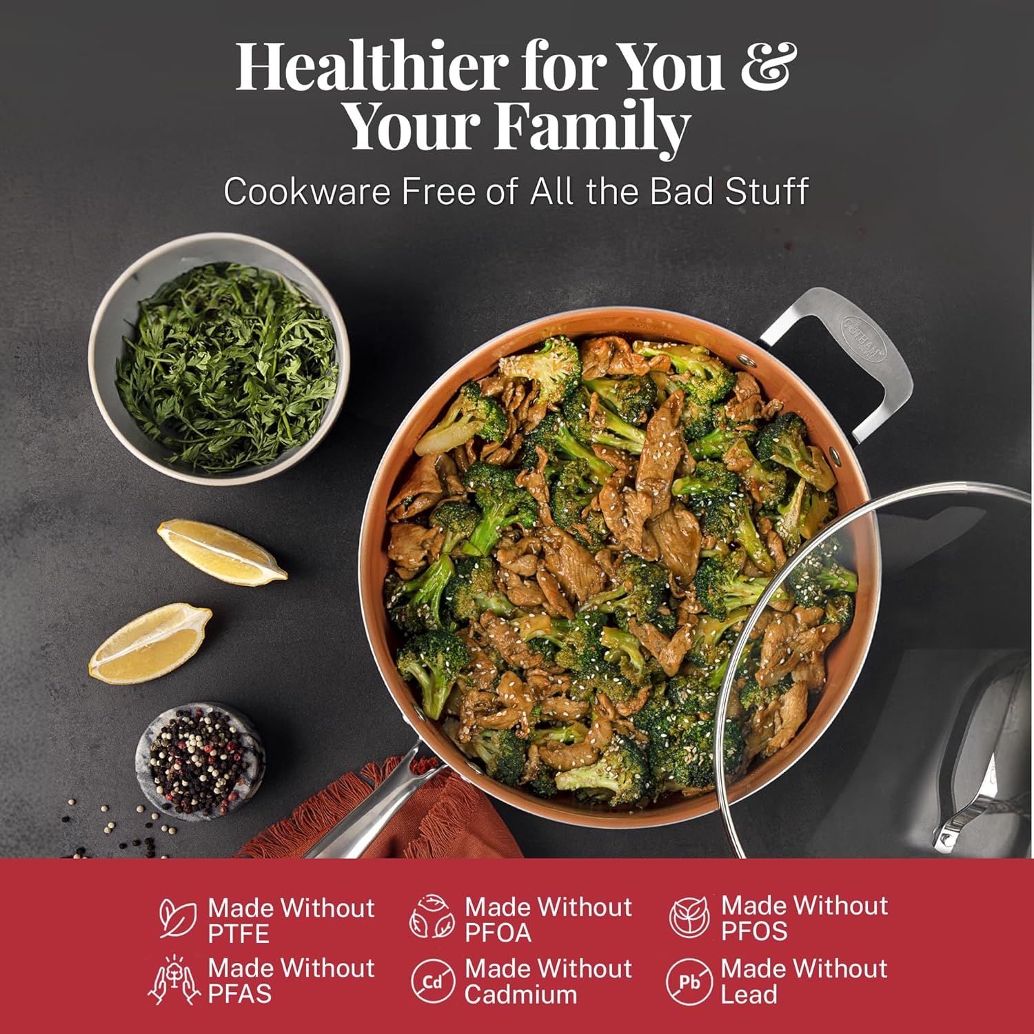 Conjunto de panelas de aço gótico 20 peças, Conjunto de uten... - Image 3