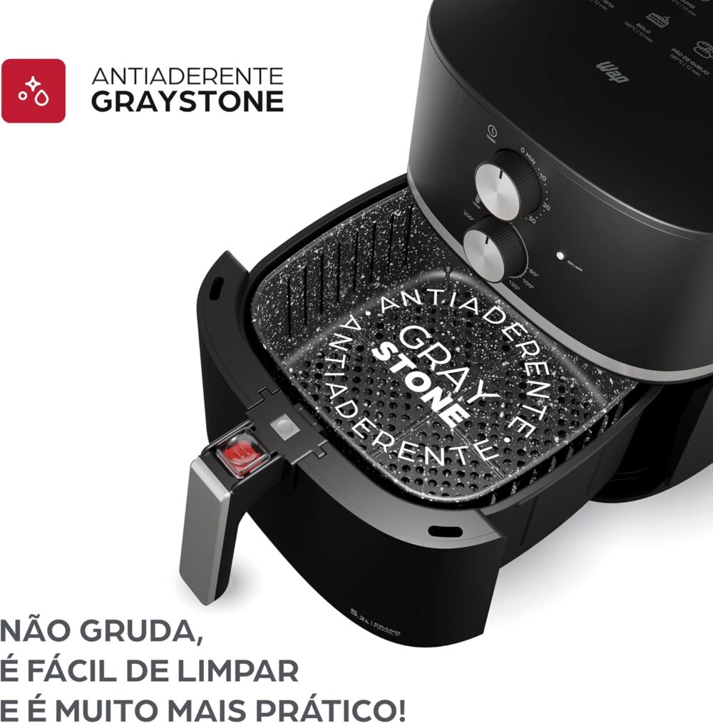 WAP Fritadeira Elétrica Air Fryer GRAND WAFG2S 5,2L Temperat... | É bom mesmo? Descubra antes de comprar - Image 7
